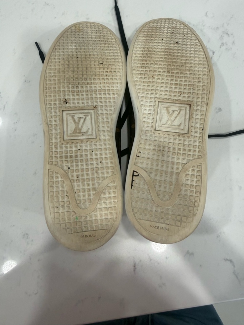 Louis Vuitton Monogram Low Top Sneakers - Brown/Black - Picture 5 of 5
